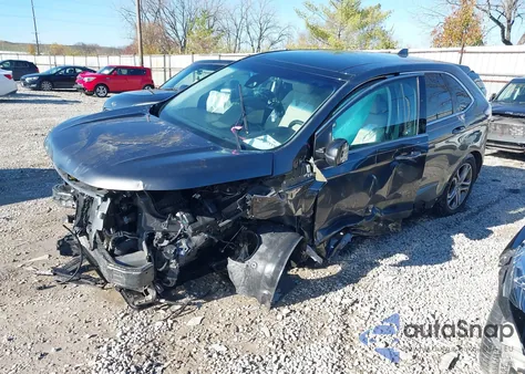 2018 Ford Edge Titanium из США, поврежденный, VIN 2FMPK3K97JBC53771